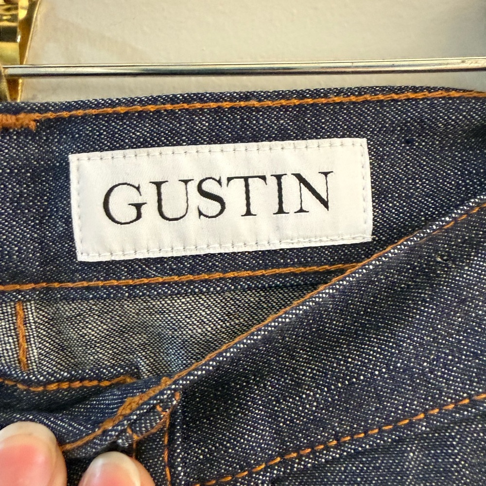 Gustin Men's Indigo Straight Jeans - Picture 3 of 8